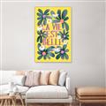 Picture of La Vie Est Belle Foliage _GroupedProduct_Rectangle_Portrait_Canvas_Framed_