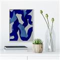 Picture of Constellation of Blue Strokes _GroupedProduct_Rectangle_Portrait_Canvas_Framed_