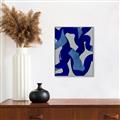 Picture of Constellation of Blue Strokes _GroupedProduct_Rectangle_Portrait_Canvas_Framed_