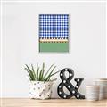 Picture of Psychedelic Checkered Aura _GroupedProduct_Rectangle_Portrait_Canvas_Framed_