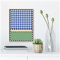 Picture of Psychedelic Checkered Aura _GroupedProduct_Rectangle_Portrait_Canvas_Framed_