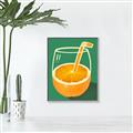 Picture of Orange Juice Poition _GroupedProduct_Rectangle_Portrait_Canvas_Framed_