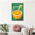 Picture of Orange Juice Poition _GroupedProduct_Rectangle_Portrait_Canvas_Framed_