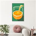 Picture of Orange Juice Poition _GroupedProduct_Rectangle_Portrait_Canvas_Framed_
