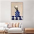 Picture of Kaleidoscopic Vase _GroupedProduct_Rectangle_Portrait_Canvas_Framed_