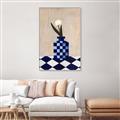 Picture of Kaleidoscopic Vase _GroupedProduct_Rectangle_Portrait_Canvas_Framed_