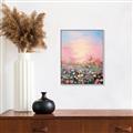 Picture of Ethereal Pink Sunrise _GroupedProduct_Rectangle_Portrait_Canvas_Framed_