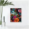 Picture of Chromatic Meadow of Flowers _GroupedProduct_Rectangle_Portrait_Canvas_Framed_