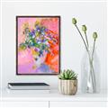 Picture of Petals in Pink Bloom  _GroupedProduct_Rectangle_Portrait_Canvas_Framed_