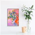 Picture of Petals in Pink Bloom  _GroupedProduct_Rectangle_Portrait_Canvas_Framed_