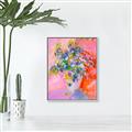 Picture of Petals in Pink Bloom  _GroupedProduct_Rectangle_Portrait_Canvas_Framed_