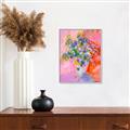 Picture of Petals in Pink Bloom  _GroupedProduct_Rectangle_Portrait_Canvas_Framed_