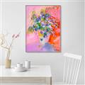 Picture of Petals in Pink Bloom  _GroupedProduct_Rectangle_Portrait_Canvas_Framed_