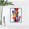 Picture of Geometric Graffiti _GroupedProduct_Rectangle_Portrait_Canvas_Framed_