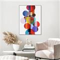 Picture of Geometric Graffiti _GroupedProduct_Rectangle_Portrait_Canvas_Framed_
