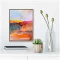 Picture of Abstract  Glow III _GroupedProduct_Rectangle_Portrait_Canvas_Framed_