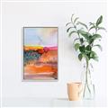 Picture of Abstract  Glow III _GroupedProduct_Rectangle_Portrait_Canvas_Framed_