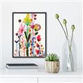 Picture of Eclectic Floral Canvas I _GroupedProduct_Rectangle_Portrait_Canvas_Framed_