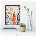 Picture of Eclectic Floral Canvas II _GroupedProduct_Rectangle_Portrait_Canvas_Framed_