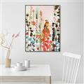 Picture of Eclectic Floral Canvas II _GroupedProduct_Rectangle_Portrait_Canvas_Framed_
