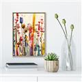 Picture of Eclectic Floral Canvas III _GroupedProduct_Rectangle_Portrait_Canvas_Framed_