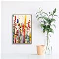 Picture of Eclectic Floral Canvas III _GroupedProduct_Rectangle_Portrait_Canvas_Framed_