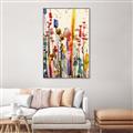 Picture of Eclectic Floral Canvas III _GroupedProduct_Rectangle_Portrait_Canvas_Framed_
