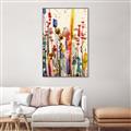 Picture of Eclectic Floral Canvas III _GroupedProduct_Rectangle_Portrait_Canvas_Framed_