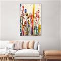 Picture of Eclectic Floral Canvas III _GroupedProduct_Rectangle_Portrait_Canvas_Framed_