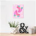 Picture of Pink Roller Skates _GroupedProduct_Rectangle_Portrait_Unframed_Print_Only_
