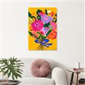 Picture of Red Chromatic Flowers _GroupedProduct_Rectangle_Portrait_Unframed_Print_Only_