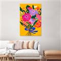 Picture of Red Chromatic Flowers _GroupedProduct_Rectangle_Portrait_Unframed_Print_Only_