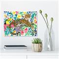 Picture of Vibrant Fusion Jaguar _GroupedProduct_Rectangle_Landscape_Unframed_Print_Only_