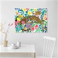 Picture of Vibrant Fusion Jaguar _GroupedProduct_Rectangle_Landscape_Unframed_Print_Only_