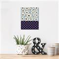 Picture of Blue Patterned Floral Perfection  _GroupedProduct_Rectangle_Portrait_Unframed_Print_Only_