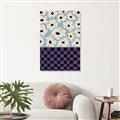Picture of Blue Patterned Floral Perfection  _GroupedProduct_Rectangle_Portrait_Unframed_Print_Only_