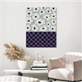 Picture of Blue Patterned Floral Perfection  _GroupedProduct_Rectangle_Portrait_Unframed_Print_Only_