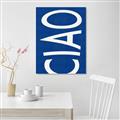 Picture of Ciao in Blue _GroupedProduct_Rectangle_Portrait_Unframed_Print_Only_