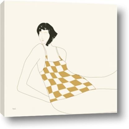 Picture of Lady in Squares