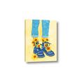 Picture of Sunflower Walk in Blue Shoes _GroupedProduct_Rectangle_Portrait_Canvas_