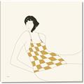 Picture of Lady in Squares _GroupedProduct_Square_Canvas_