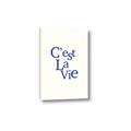 Picture of Cest La Vie in Blue _GroupedProduct_Rectangle_Portrait_Canvas_
