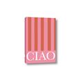 Picture of Ciao Stripes in Pink _GroupedProduct_Rectangle_Portrait_Canvas_
