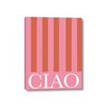 Picture of Ciao Stripes in Pink _GroupedProduct_Rectangle_Portrait_Canvas_