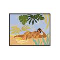 Picture of Lazyday Lady _GroupedProduct_Rectangle_Landscape_Canvas_Framed_