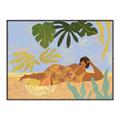 Picture of Lazyday Lady _GroupedProduct_Rectangle_Landscape_Canvas_Framed_