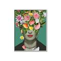 Picture of Floral Frida Everyday _GroupedProduct_Rectangle_Portrait_Canvas_Framed_