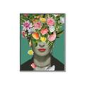 Picture of Floral Frida Everyday _GroupedProduct_Rectangle_Portrait_Canvas_Framed_