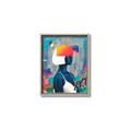 Picture of Luminous Blue Girl _GroupedProduct_Rectangle_Portrait_Canvas_Framed_