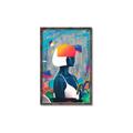Picture of Luminous Blue Girl _GroupedProduct_Rectangle_Portrait_Canvas_Framed_